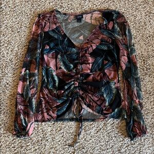 DayTrip Floral Long Sleeve Women's Top